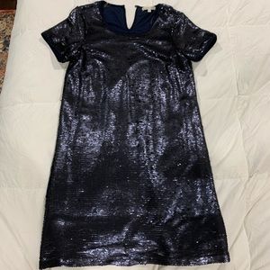 Navy blue Sequin dress